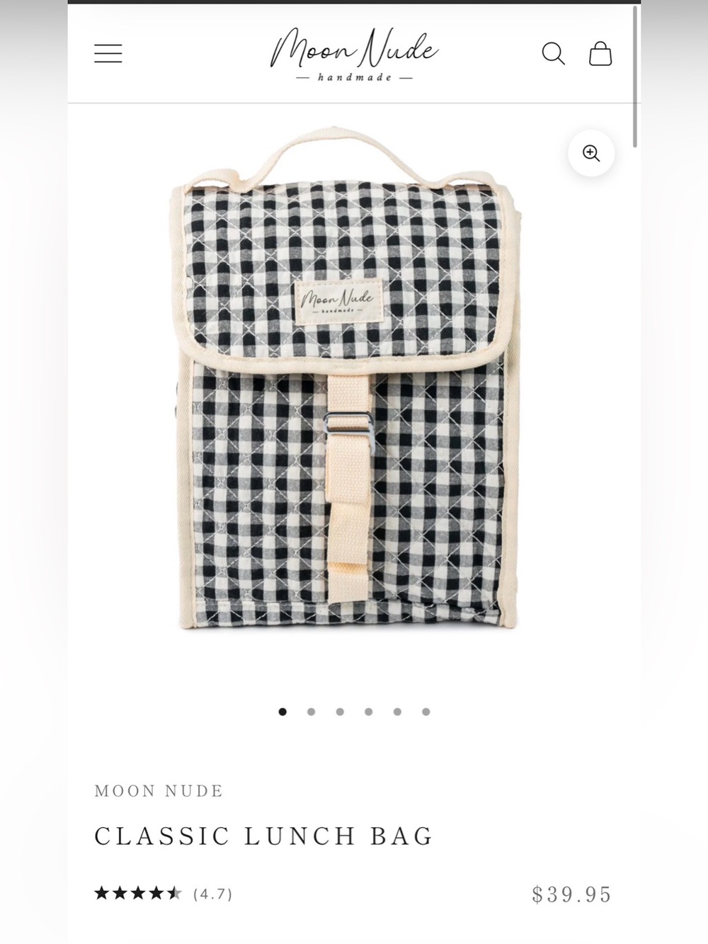 Moon Nude Classic Lunch Bag